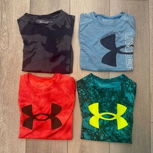 Under Armour Kids' Tees - Orange , Blue, Green